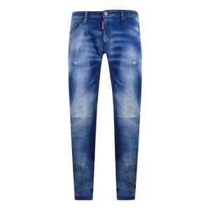 Dsquared2 Jubileumsbyxor I Superlågt Blått Denim