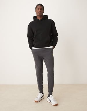 Lyle & Scott skinny jogger in dark grey