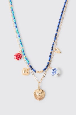 Layered Charm Necklace