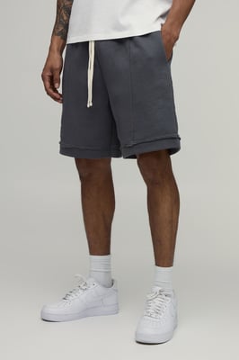 Baggy Drop Crotch Exposed Seam Loopback Short
