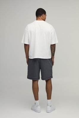 Baggy Drop Crotch Exposed Seam Loopback Short