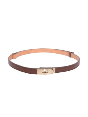 Isabella Rhea Bordeauxrood Rundleer Riem