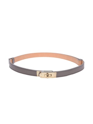 Isabella Rhea Grijs Rundleer Riem