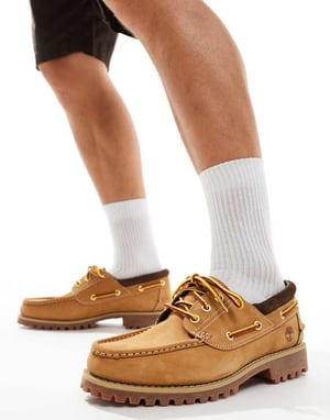 Timberland authentic boat shoes wheat nubuck