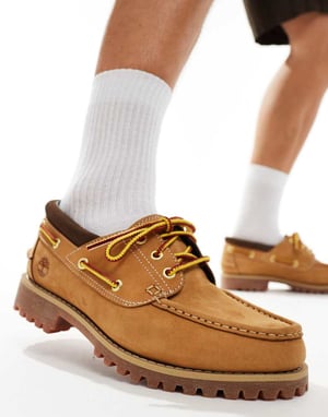 Timberland authentic boat shoes wheat nubuck