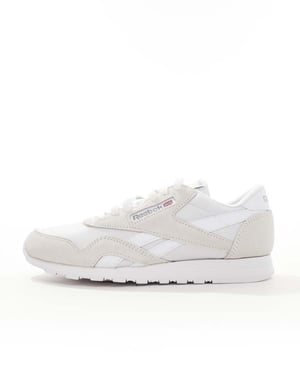 Reebok Classic Nylon trainers in off-white