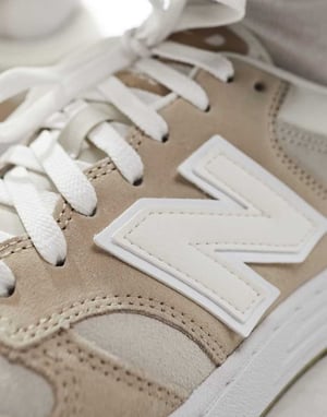 New Balance 480 unisex suede trainers in sand