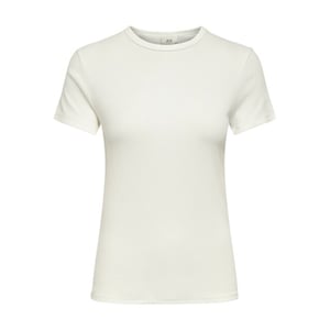 Jacqueline de Yong lucky s/s o neck top jrs noos 15352288 cloud dancer
