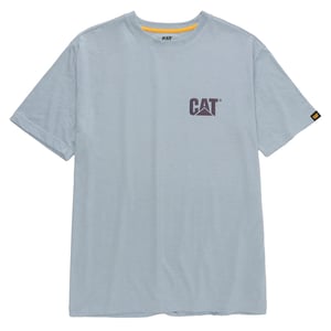 Caterpillar Mens Trademark T-Shirt (Blue Fog Heather)
