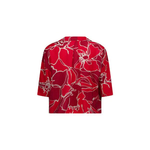 Studio Anneloes eva flower top 13663 4028 ruby red/coral red