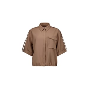 Studio Anneloes nellie waffle blouse 13666 2200 latte
