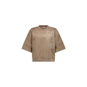 Studio Anneloes pleuni ssl embroiderie sweater 13687 2200 latte
