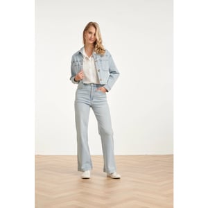 Smashed Lemon High-waisted wide leg jeans |