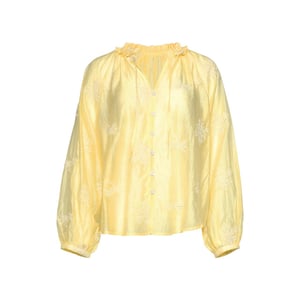 Smashed Lemon Luchtige boho-blouse met geborduurde print |
