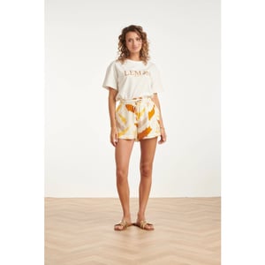 Smashed Lemon Grafisch t-shirt "lemon glow" met borduring |