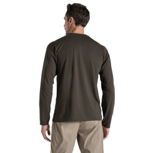 Craghoppers Heren Abel Nosilife T-shirt met lange mouwen (Bosgroen)