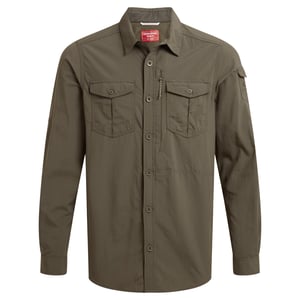 Craghoppers Mens Adventure III Nosilife Long-Sleeved Shirt (Woodland Green)
