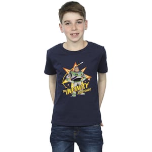 Disney Jongens Toy Story Buzz tot in het oneindige T-Shirt (Marineblauw)