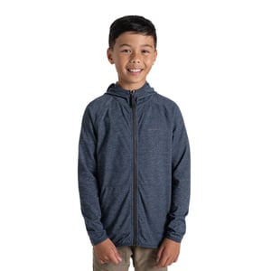 Craghoppers Frey Nosilife Hooded Jacket voor kinderen/Kinderen (Blauwe Marine)