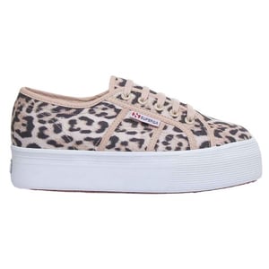 Superga Womens/Ladies 2790 Jaguar Print Trainers (Beige)