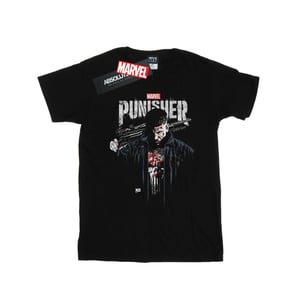 Marvel Heren The Punisher TV-serie Frank Castle T-Shirt (Zwart)