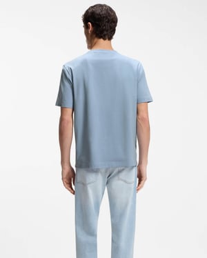 TChup Crew Neck T-Shirt in Lichtblauw