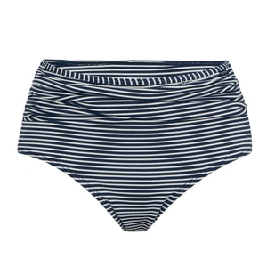 Regatta Dames/Dames Loria Stripe Seersucker Bikinibroekje (Marine, Wit)