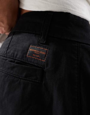 ONLY & SONS loose fit trouser in black