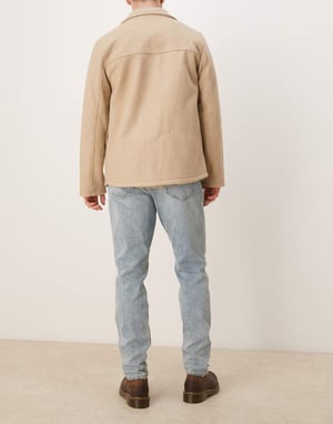 Abercrombie & Fitch athletic slim fit jeans in light wash