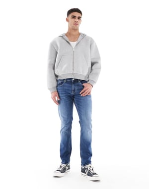 Tommy Jeans scanton slim fit jeans in mid wash
