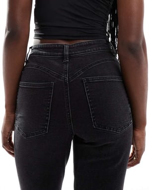ASOS DESIGN sculpting slim fit comfort jeans in washed black