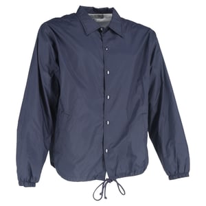 Comme des Garçons Coachjacka i marinblå nylon