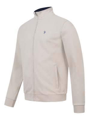 U.S. Polo Assn. heren sweatjack met opstaande kraag