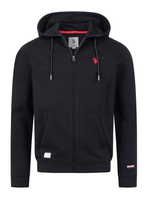 U.S. Polo Assn. heren sweatjack met capuchon van 100% katoen