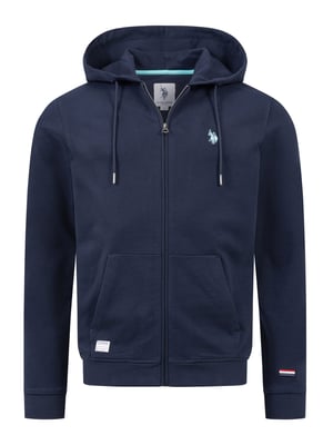 U.S. Polo Assn. heren sweatjack met capuchon van 100% katoen