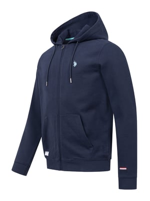 U.S. Polo Assn. heren sweatjack met capuchon van 100% katoen