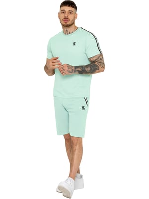 Kruze | Heren trainingspak met tape T-shirt en korte broek