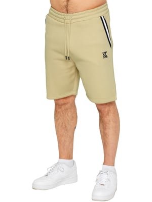 Kruze | Heren fleece shorts met tape