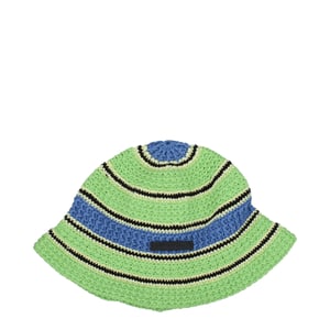 Gestreepte Haakstijl Buckethat