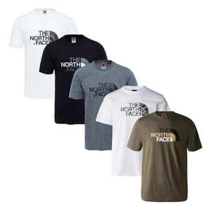 5 Pack The North Face Men’s Easy Tee T Shirt