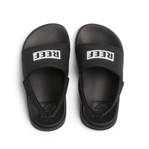 Reef Little Kids One Slide Reef Black/White
