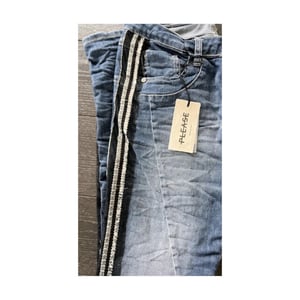 Please P78 jeans glitter blauw