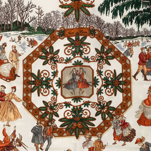 Pre-owned Joies D Hiver Silk Scarf