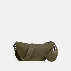 Hall Soft Sling Bag In Signature Jacquard