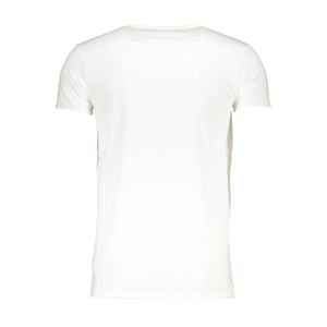Cavalli Class Bianco Katoenen Heren T-Shirt