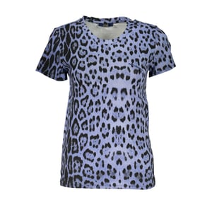 Cavalli Class Azzurro Katoenen Dames T-Shirt