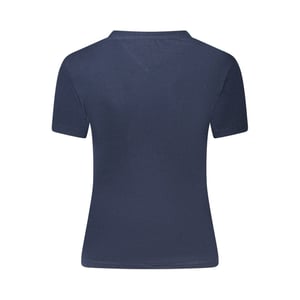 Tommy Hilfiger Blauwe Katoenen Dames T-shirt