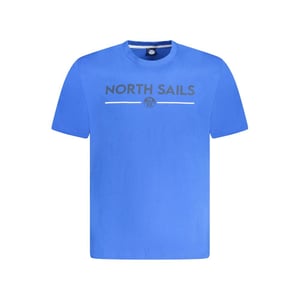 North Sails Blå Bomulls T-shirt för Herrar