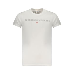 Accademia Militaire Witte Katoenen Heren T-Shirt