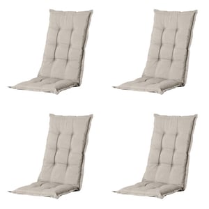Madison kussen hoge rug panama - 123x50x5cm set van 4